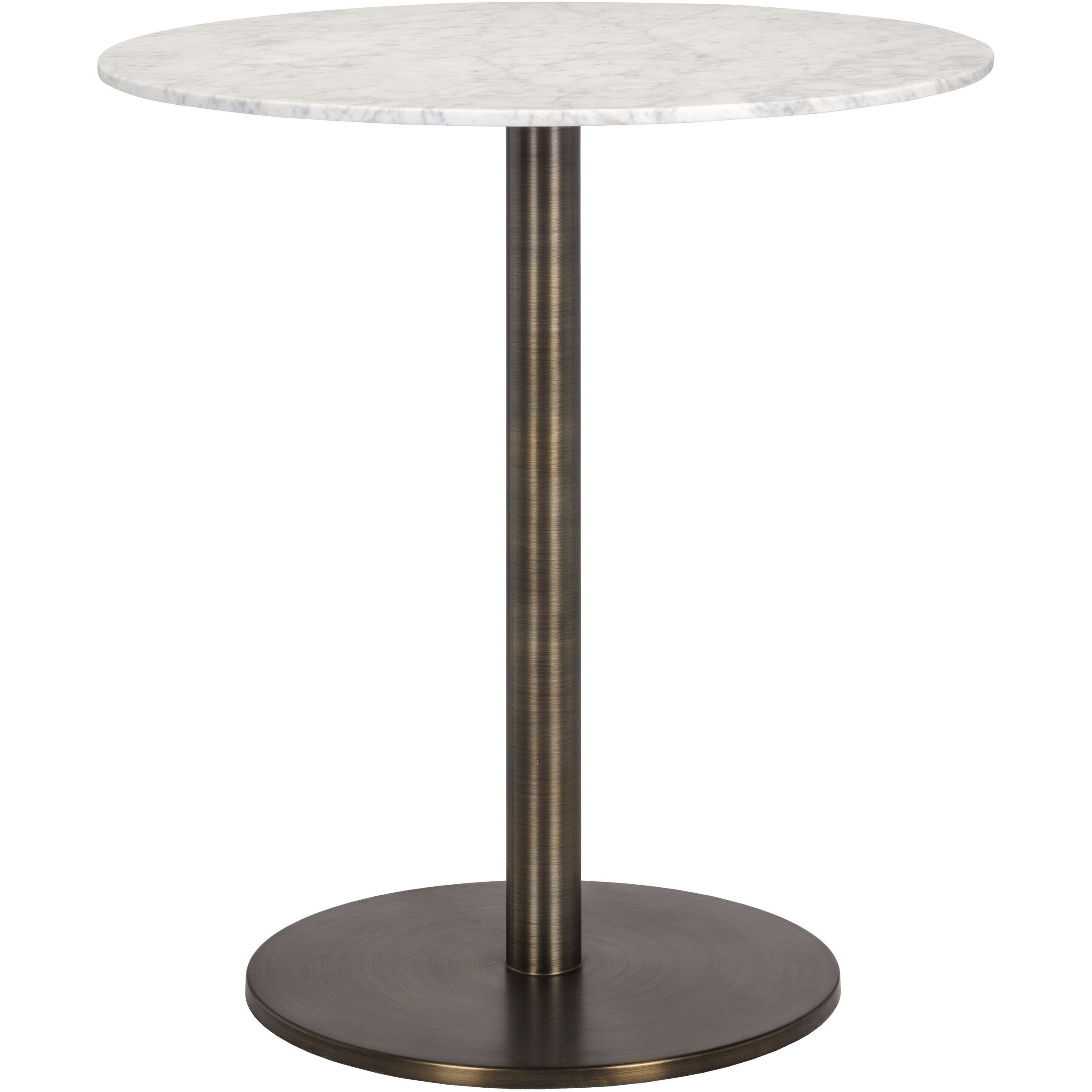 Enco White / Antique Gold Counter Table